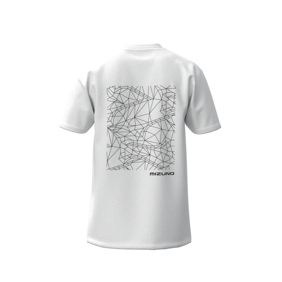 Mizuno ATHLETICS GRAPHIC T-SHIRT White